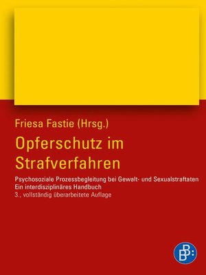 cover image of Opferschutz im Strafverfahren